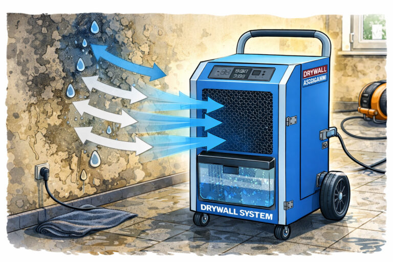 Asciugatura dei muri bagnati: la guida completa per asciugare definitivamente un muro